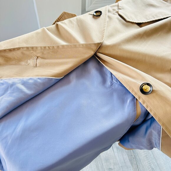 London Fog detachable hooded trench coat/raincoat (size 3X) - Picture 8 of 15